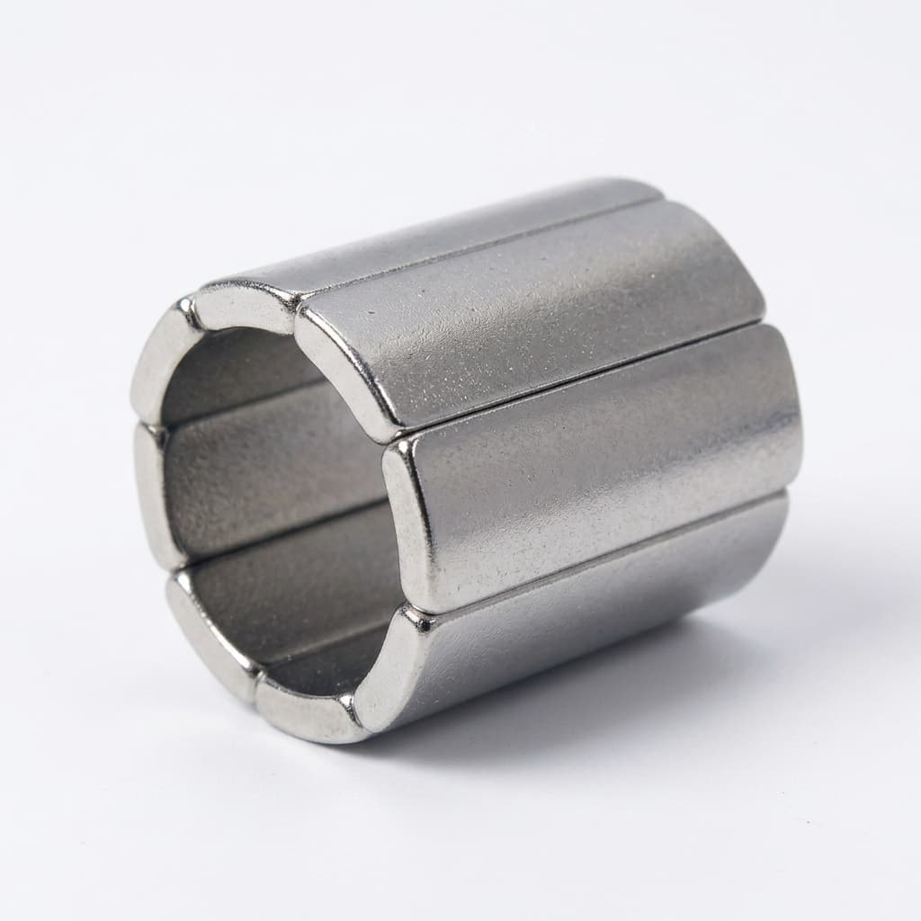 Laminated NdFeB Magnets for High-Speed PMSM Rotors: Eddy Current Loss Mitigation, Tolerance Stack-Up, and Sourcing Guardrails - NdFeB Shapes buyer guide cover