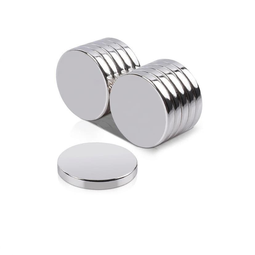 Stacked neodymium disc magnets