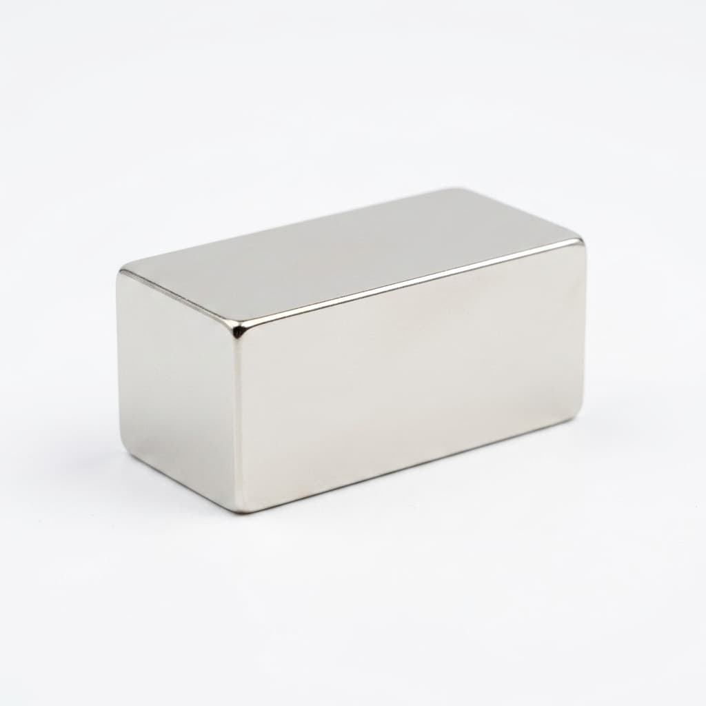 Large block magnet for industrial holding