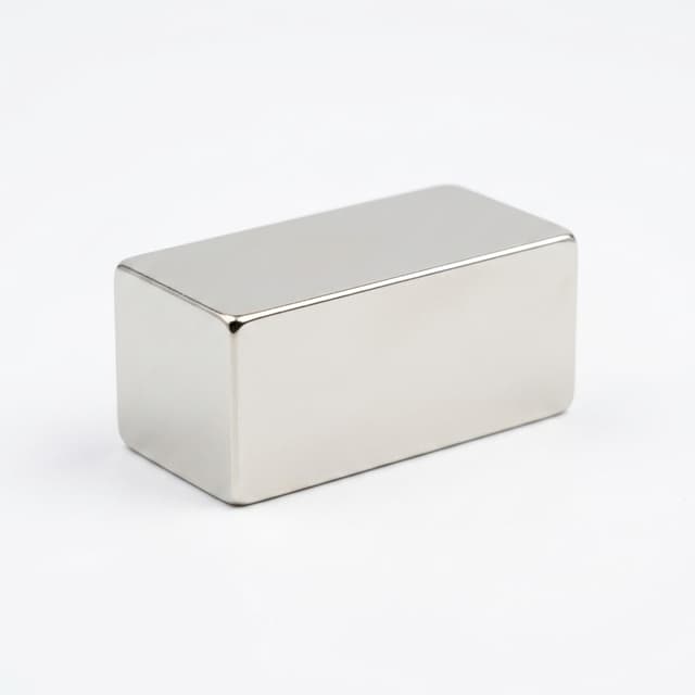 Large block magnet for industrial holding