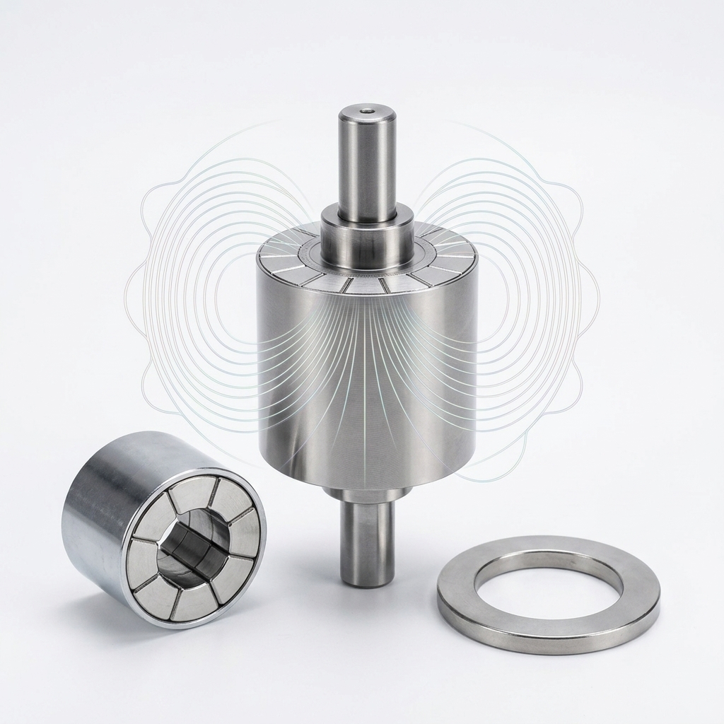 Halbach array magnet assembly