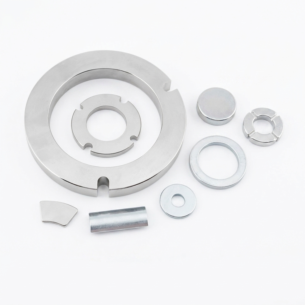 Notched ring magnet